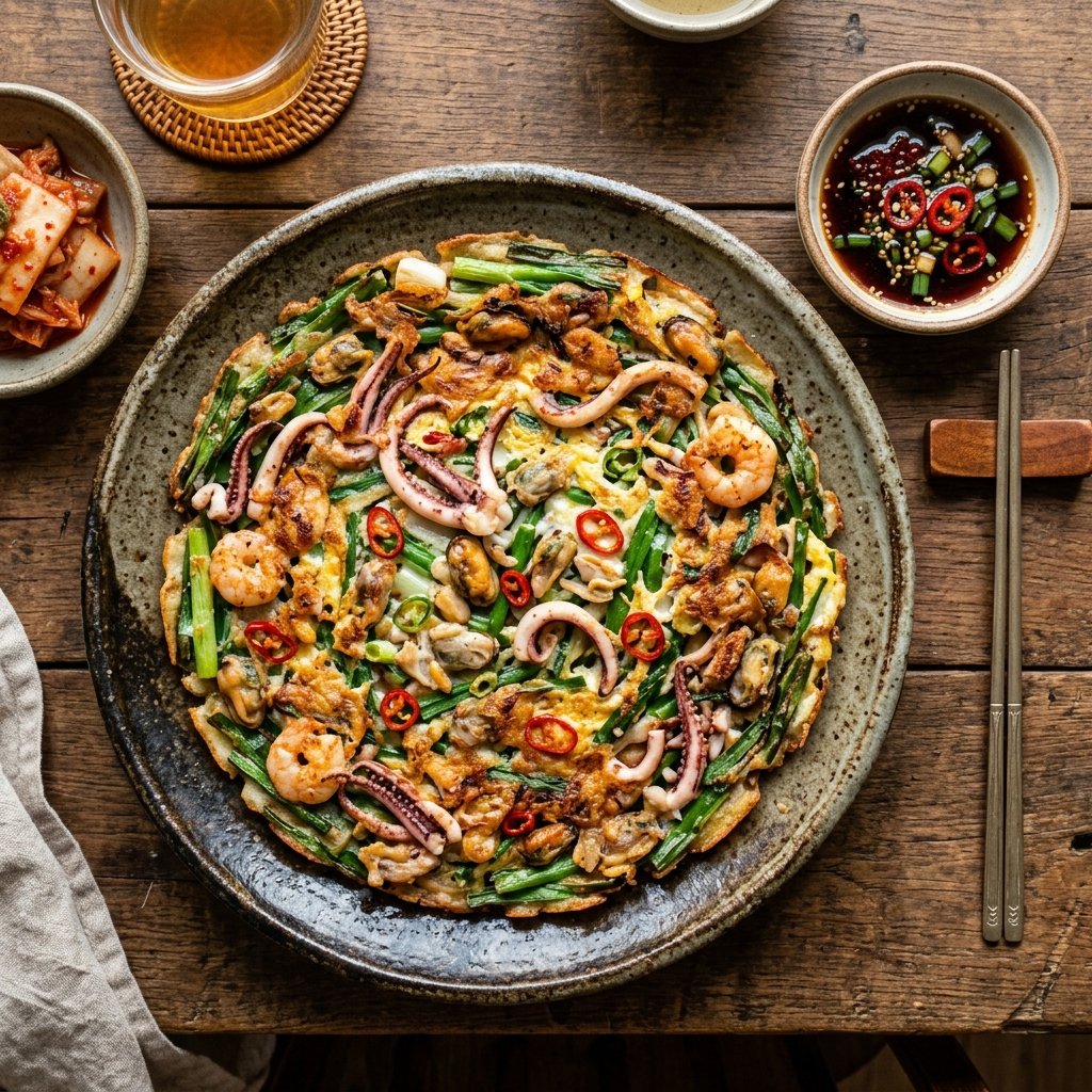 Seafood Scallion Pancake